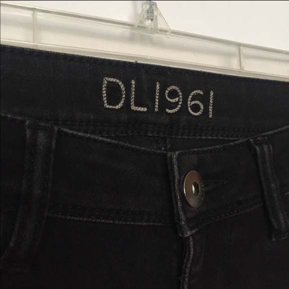 DL1961 Jessica Skinny Jeans in Black Onyx 26 - Picture 7 of 8